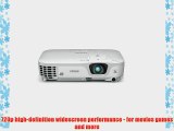 Epson V11H475020 318-Inches PowerLite Home Cinema 710 HD 720p 3LCD Home Theater Projector