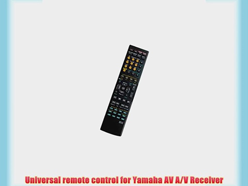 General Replacement Remote Control For Yamaha RX-V861 RX-V663 HTR-5850 7.1 Channel AV A/V Receiver