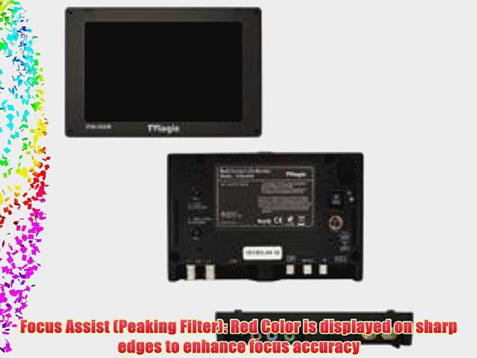 TVLogic VFM-056WP 5.6-Inch LCD HD/SD-SDI HDMI Monitor with Waveform 1280x800 Resolution 500:1