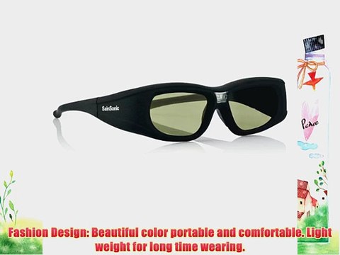 SainSonic Galilei Series SS-932 120Hz IR Active Rechargeable Shutter Glasses for 3D DLP-Link