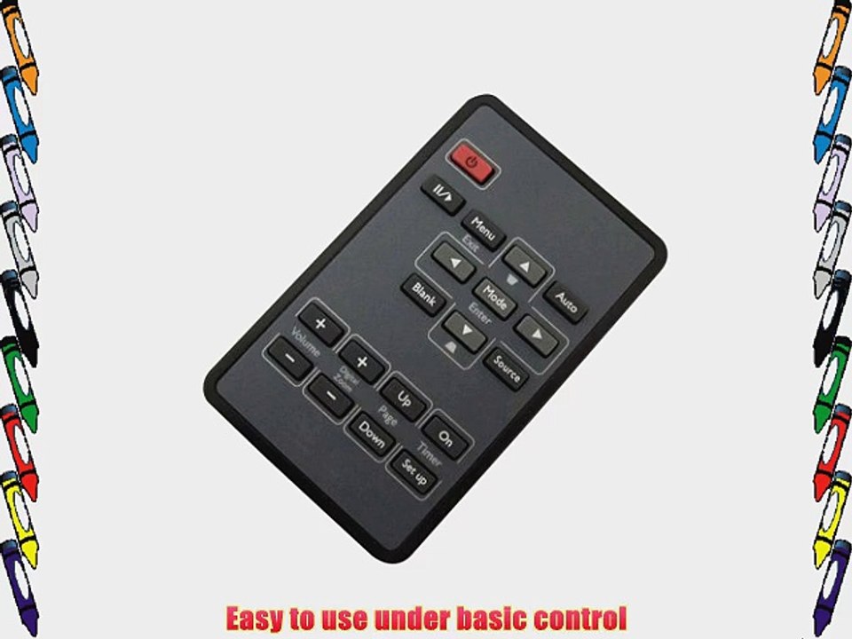 DLP Projector Remote Control Fit For Benq W1100 W1200 MP776ST MP772ST MP777 SP920P SP890