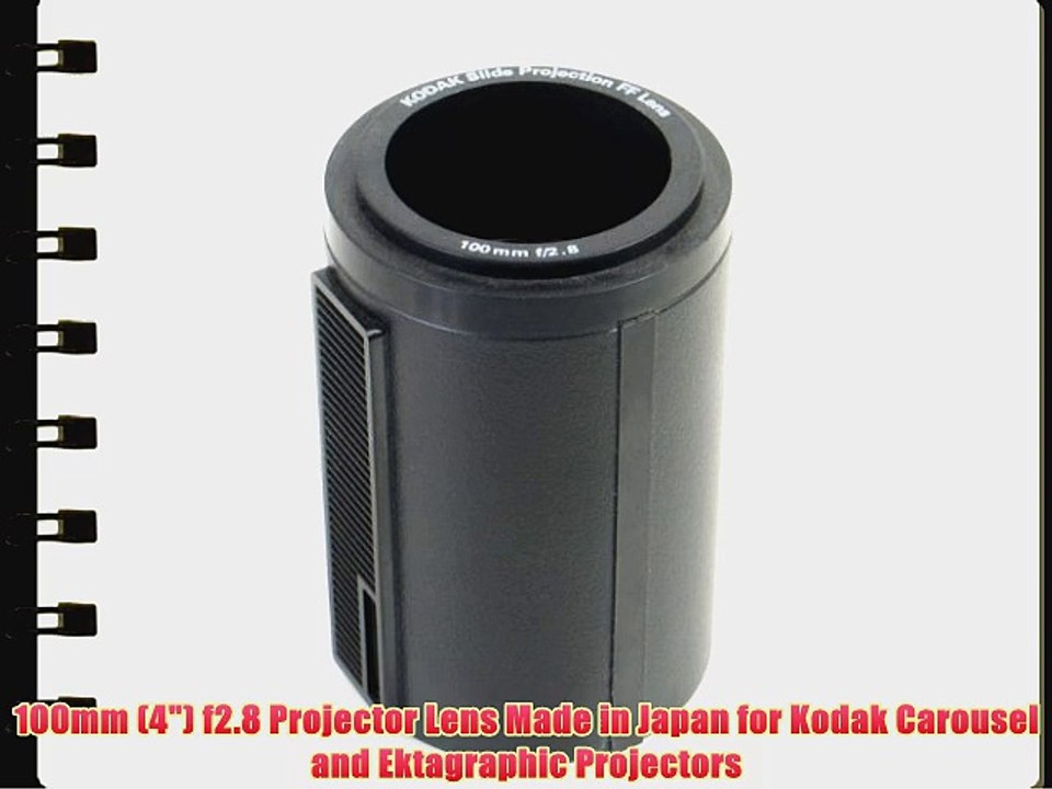 100mm (4) f2.8 Projector Lens Made in Japan for Kodak Carousel and Ektagraphic Projectors