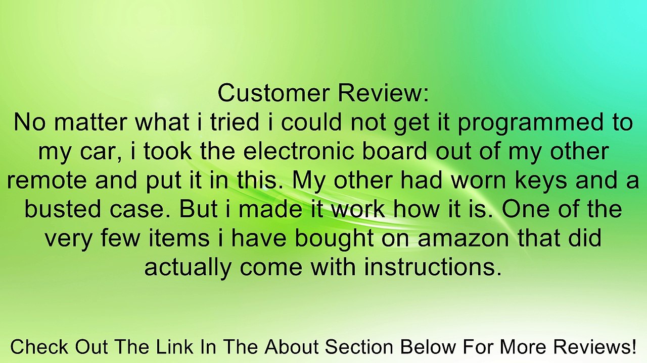 Clifford 904100 Replacement Remote Transmitter Review