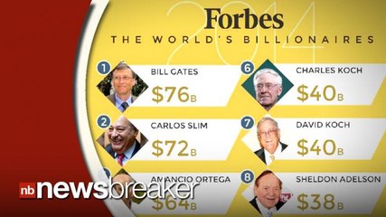 Oxfam Report Claims Top Billionaires Earn as Much as Bottom 50 Percent of World Population