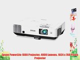 Epson PowerLite 1880 Projector 4000 Lumens 1024 x 768 Pixels Projector