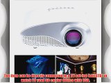 Aketek Newest LCD Home Theater Cinema Projector LED Multimedia Portable Video Pico Micro Small