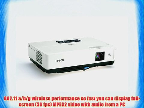 Epson Powerlite 1705C Wireless Multimedia Projector- 3.7 lbs