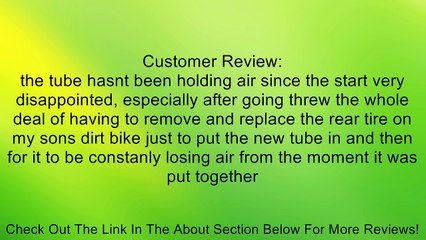 BikeMaster Motorcycle Tube - 2.75/3.00-12 - TR-6 Valve Stem IM17484 Review