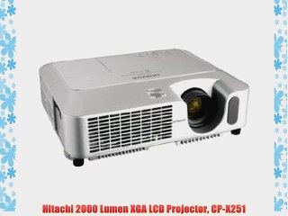 Hitachi 2000 Lumen XGA LCD Projector CP-X251