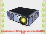 RD-806 New Multifunction Hd Home Theater Projector 1280*800 Native Resolution2800 lumens Support