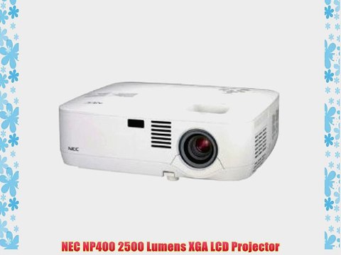 NEC NP400 2500 Lumens XGA LCD Projector