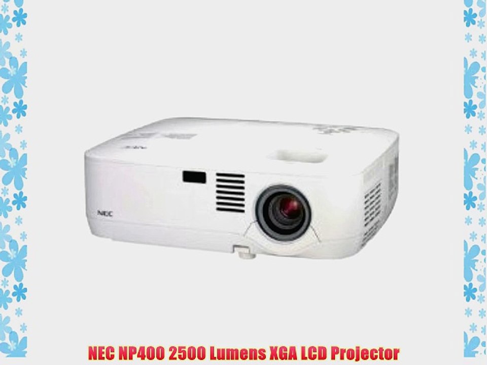NEC NP400 2500 Lumens XGA LCD Projector
