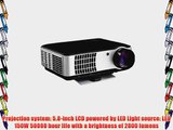 PROWLER (TM) RD-806 HD 3D Digital LCD LED Video Projector Home Theater Video Games Gaming Business