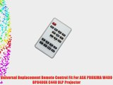 Universal Replacement Remote Control Fit For ASK PROXIMA W400 DP8400X C440 DLP Projector