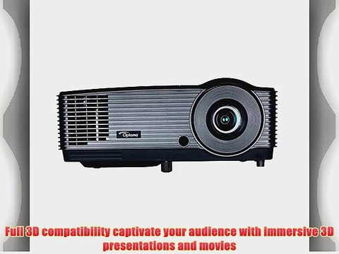 Optoma DS331 Full 3D SVGA 3200 Lumen DLP Multimedia Projector with 2 HDMI Ports