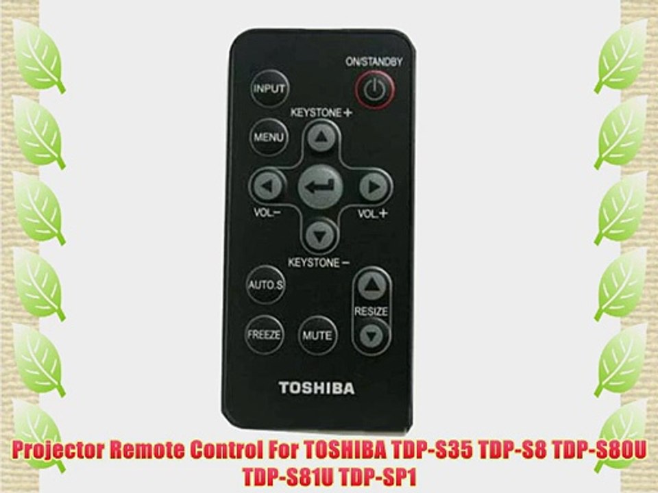 Projector Remote Control For TOSHIBA TDP-S35 TDP-S8 TDP-S80U TDP-S81U TDP-SP1