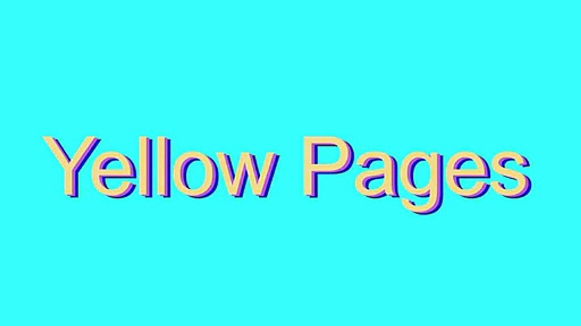 ⁣How to Pronounce Yellow Pages