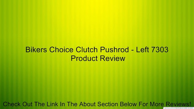 Bikers Choice Clutch Pushrod - Left 7303 Review