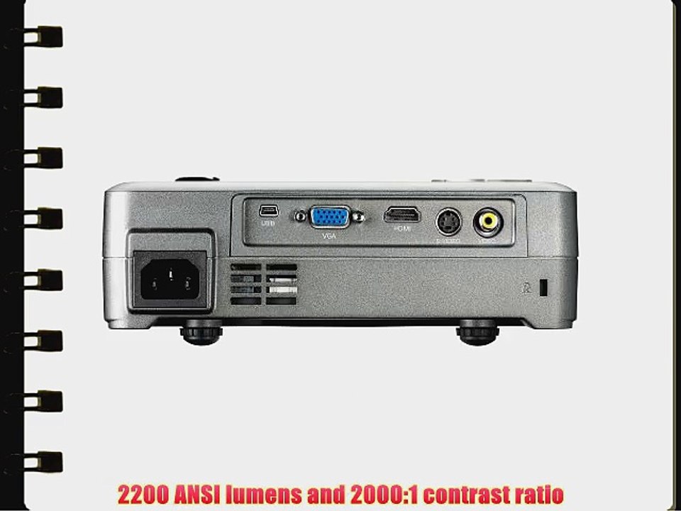 Optoma TW330 WXGA 2200 ANSI Lumens Multimedia Projector