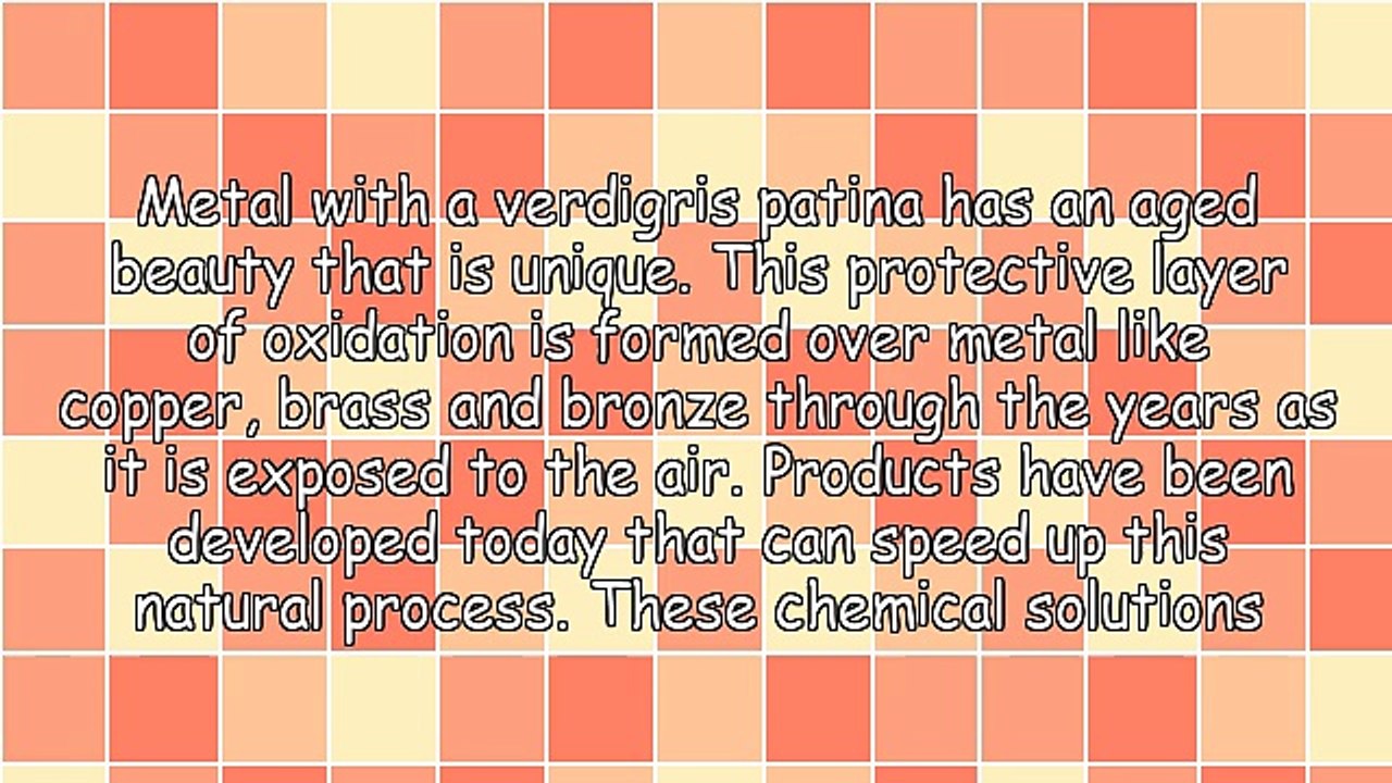 The Aged Beauty Of A Verdigris Patina