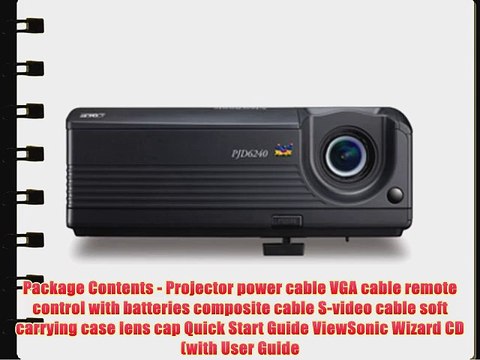 ViewSonic PJD6240 3200 Lumens DLP Projector