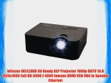 InFocus IN3128HD 3D Ready DLP Projector 1080p HDTV 16:9 1920x1080 Full HD 3000:1 4000 lumens