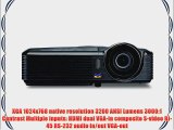 ViewSonic PJD6243 300-Inches 1080p XGA 1024x768 DLP Projector 3200 ANSI Lumens 3000:1 contrast