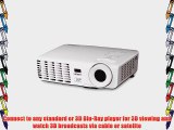 Vivitek D538W-3D 3200 Lumen WXGA HDMI 120 Hz 2D to 3D Portable DLP Projector