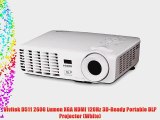 Vivitek D511 2600 Lumen XGA HDMI 120Hz 3D-Ready Portable DLP Projector (White)