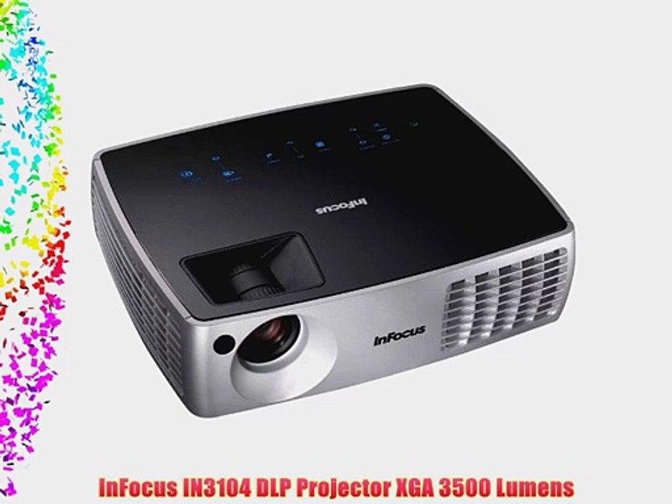 InFocus IN3104 DLP Projector XGA 3500 Lumens