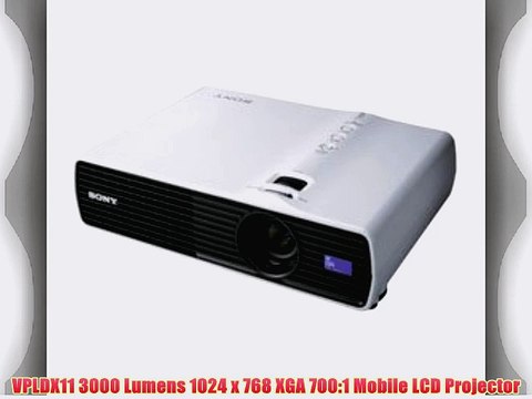 VPLDX11 3000 Lumens 1024 x 768 XGA 700:1 Mobile LCD Projector