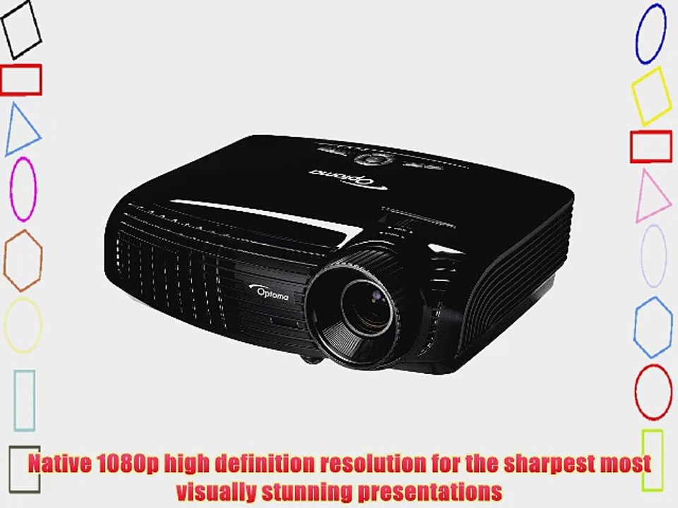 Optoma EH300 1080p 3800 Lumen Full 3D DLP Projector with HDMI