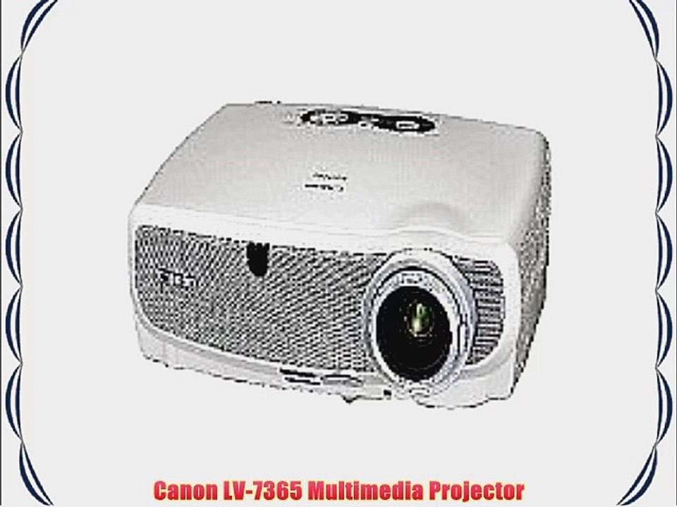 Canon LV-7365 Multimedia Projector