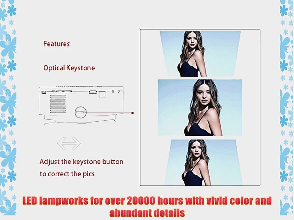 AomeTech Multi-media Portable 1080P LED Projection Micro Projectorvideo projectorHome Cinema