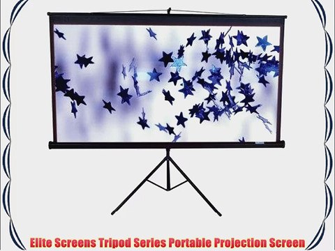 Elite Screens Tripod Series Portable Projection Screen