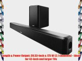 Denon DHT-S514 Home Theater Soundbar System with HDMI Bluetooth Streaming and Wireless Subwoofer