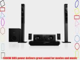 Philips HTB5544D/F7 Home Theater with Tall Boy Speakers (Black)