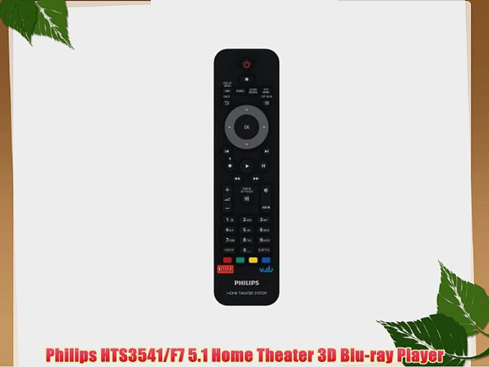 Philips HTS3541/F7 5.1 Home Theater 3D Bluray Player video Dailymotion