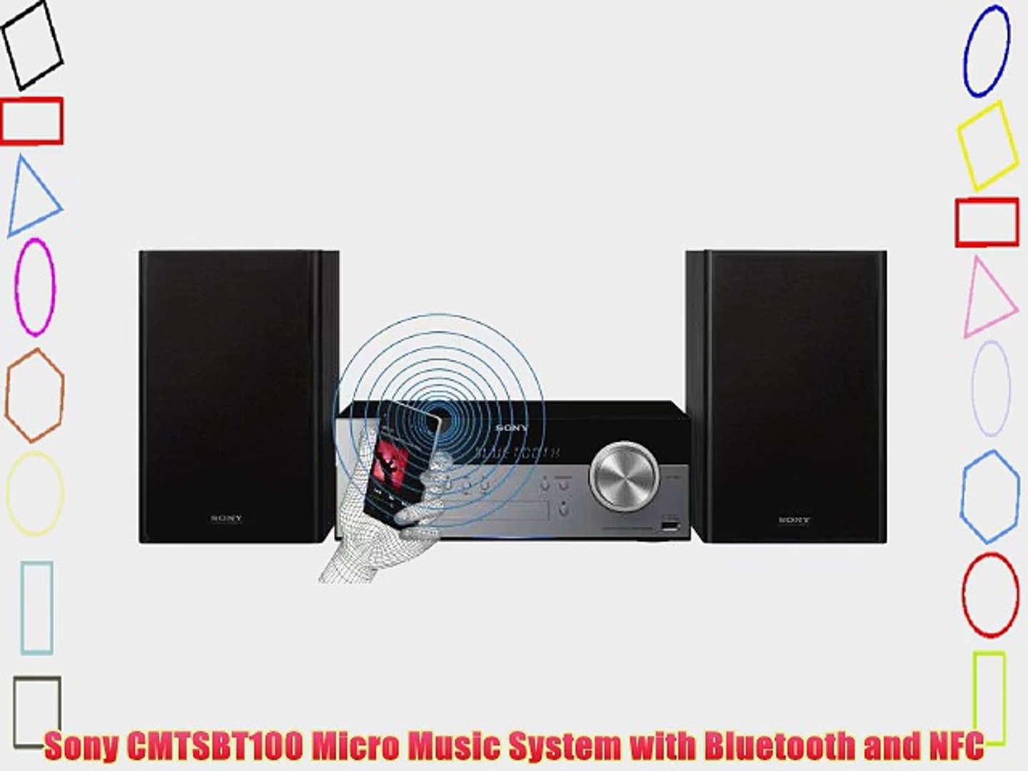 sony cmtsbt100 micro music system with bluetooth and nfc