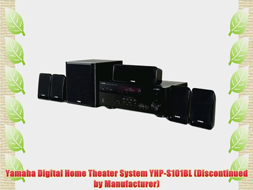 Yamaha Digital Home Theater System YHP-S101BL (Discontinued by Manufacturer)