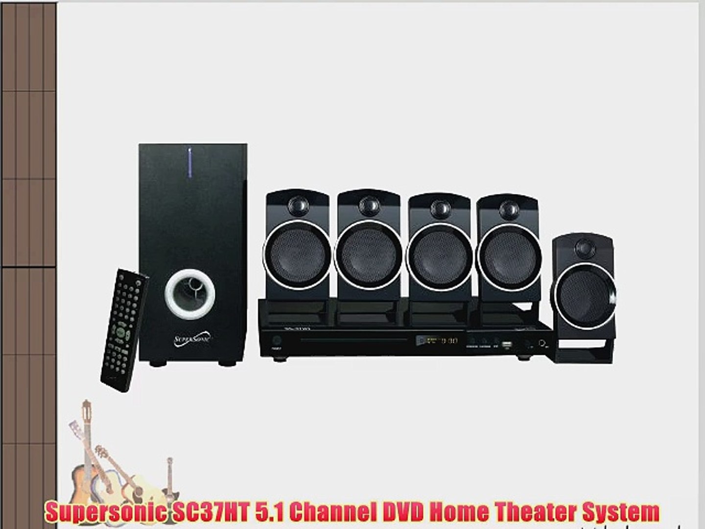 Supersonic dvd home theater hot sale system