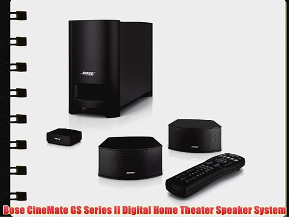 Bose CineMate GS Series II Digital Home Theater Speaker System