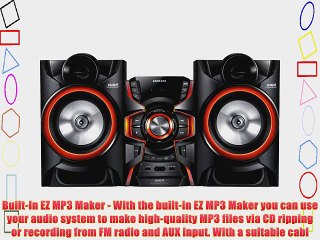 Samsung MX-F830B 2.0 1000W Mini Stereo System (Black)