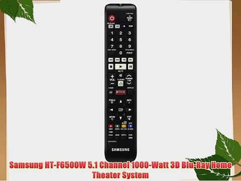 Samsung HT-F6500W 5.1 Channel 1000-Watt 3D Blu-Ray Home Theater System