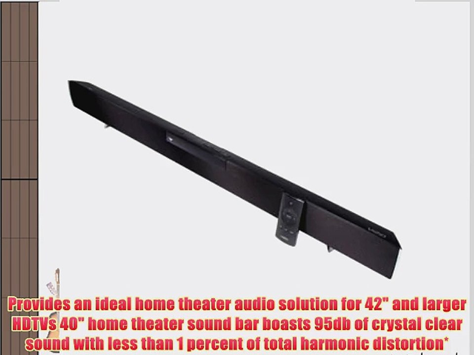 Vizio SB4020M-A0 40 VIZIO 2.0 Home Theater Sound Bar