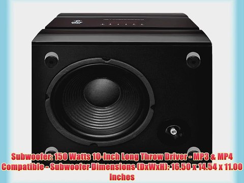 Pyle PT628A PylePro 400-Watt 5.1 Channel Home Theater System with AM/FM Tuner