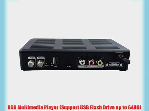 Mediasonic HW180STB HomeWorx HDTV Digital Converter Box with Media Player Function Dolby Digital