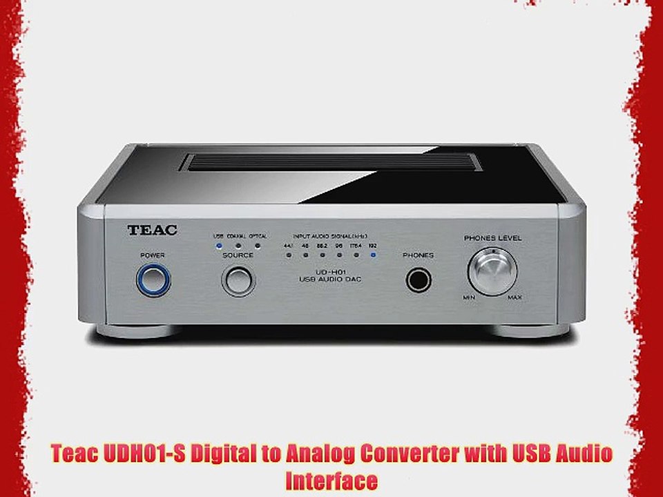 Teac UDH01-S Digital to Analog Converter with USB Audio Interface