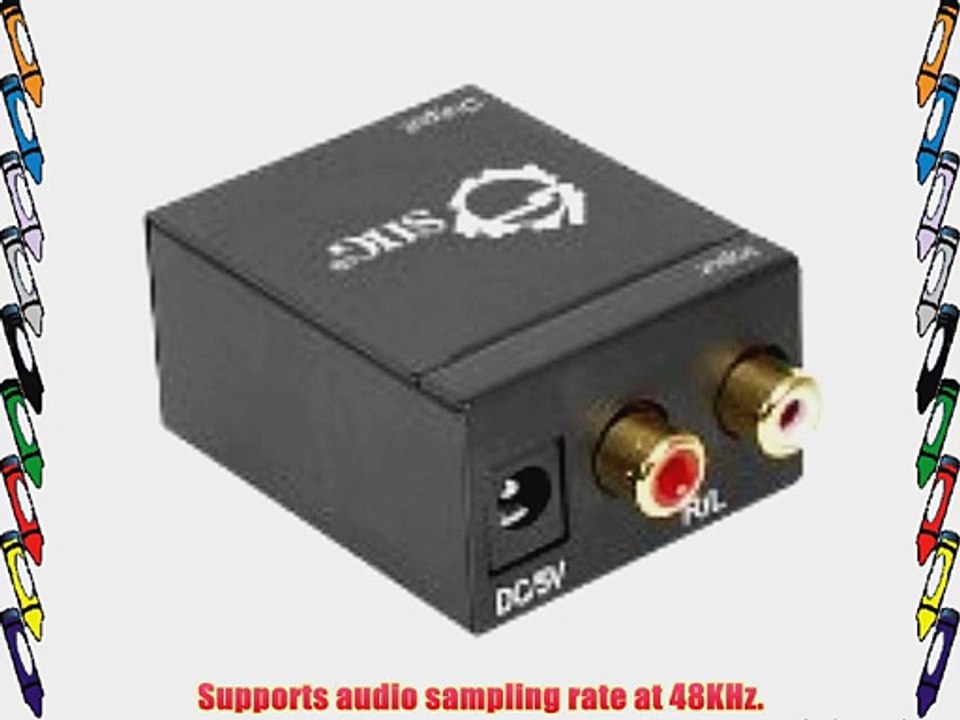 SIIG Analog to Digital Audio Converter (CE-CV0111-S1)