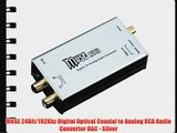 MUSE 24Bit/192Khz Digital Optical Coaxial to Analog RCA Audio Converter DAC - Sliver